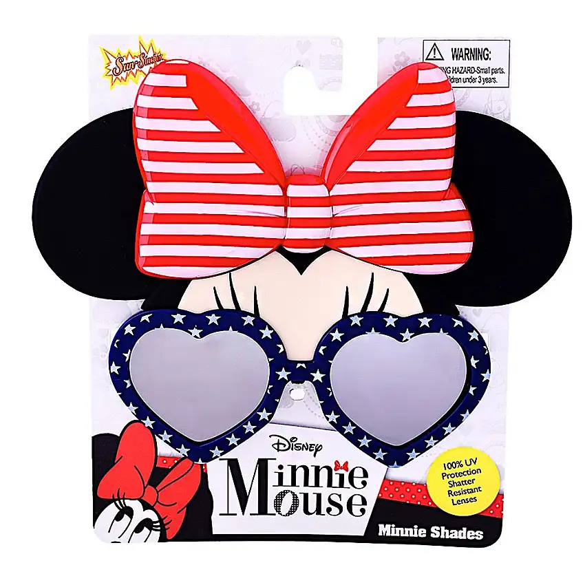 Sunstaches SG3085 Sunstaches Minnie Red, White & Blue