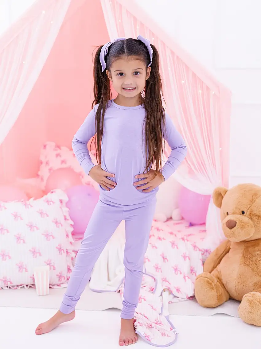 Lavender 2-piece Pajamas