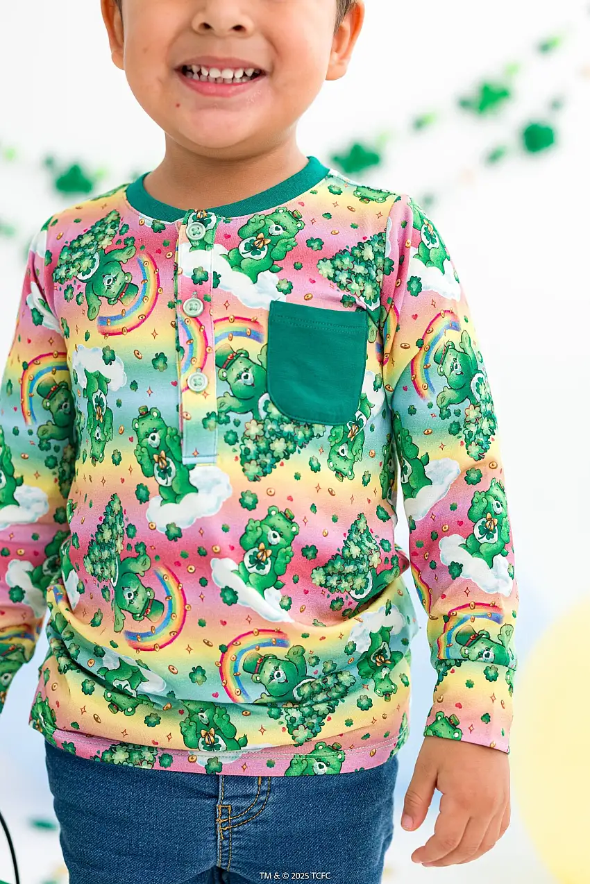 Care Bears™ In My Lucky Era Henley T-shirt