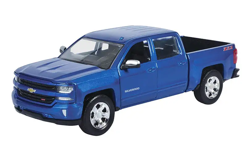 Motormax 79348-MBL 1/27 Scale 2017 Chevrolet Silverado 1500 Lt Z71 Crew Cab