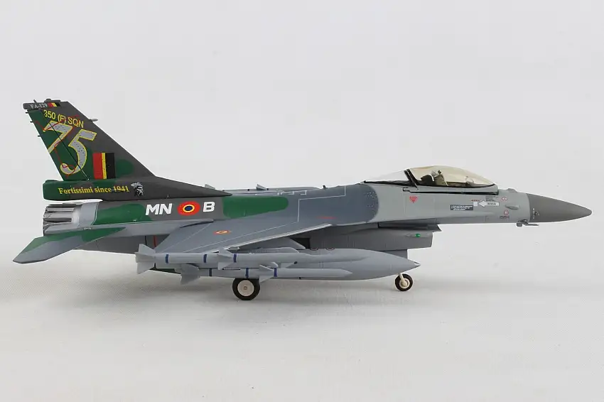 Herpa Wings 1/72 HE580434 Herpa Belgian Air Force F-16A 1/72 350 Sqn 75 Years (**)