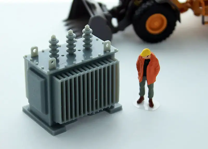 3D To Scale 50-440-GY 1/50 – Electrical Transformer Large Gray Diorama