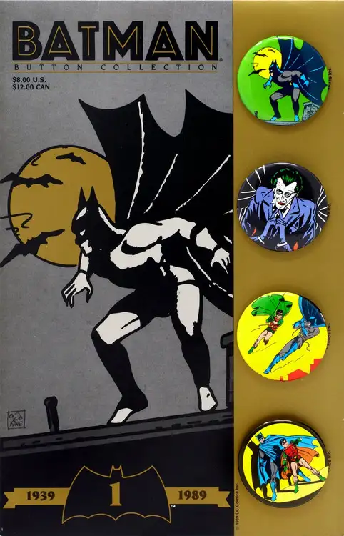 DC Batman 50th Anniversary Button Set [Version 1]