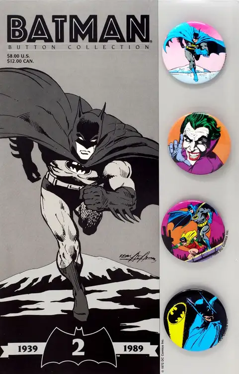 DC Batman 50th Anniversary Button Set [Version 2]