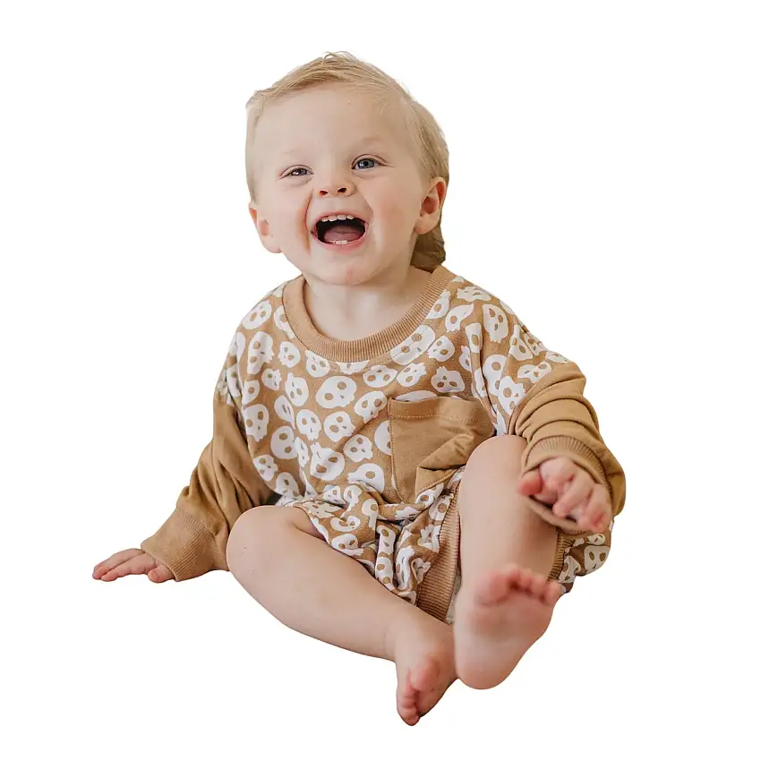 Skulls Bamboo Bubble Romper