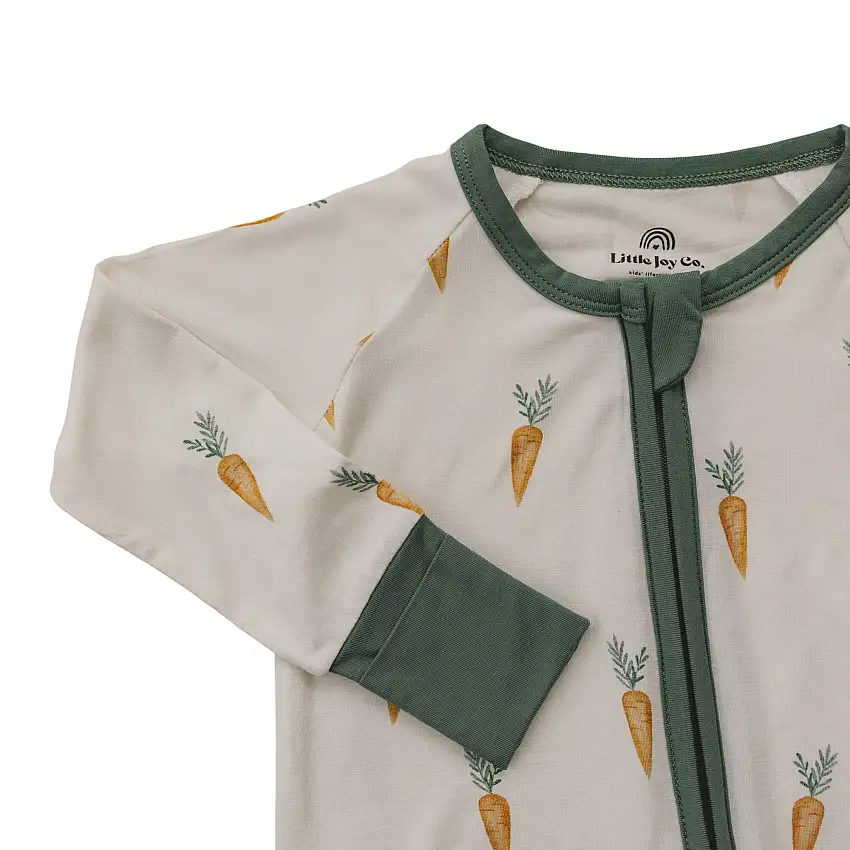 Keep Calm And Carrot On Bamboo Zippy Romper