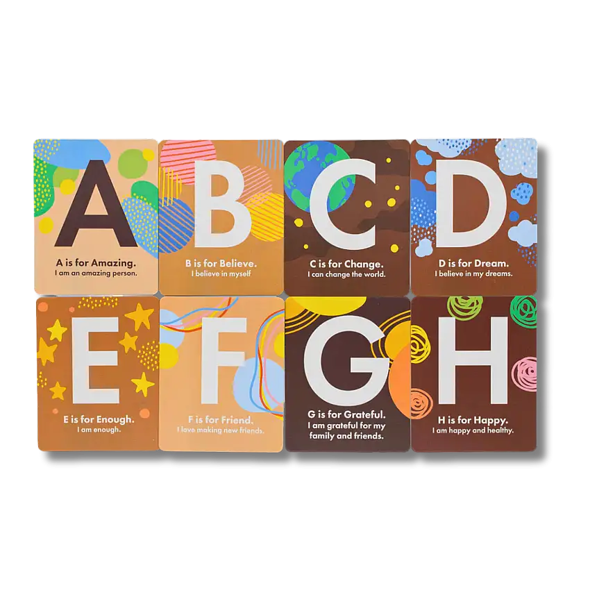 Alphabet Affirmation Flashcards