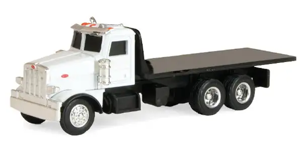 Ertl 46709-CNP 1/64 Scale Peterbilt Flatbed Truck - Collect