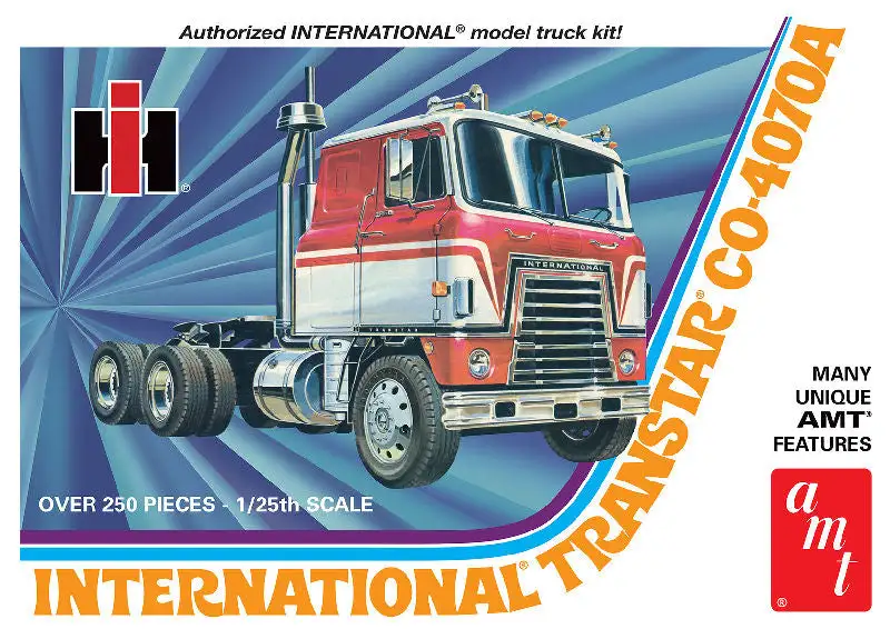 AMT 1203 1/25 Scale International Transtar Co-4070A Semi Truck
