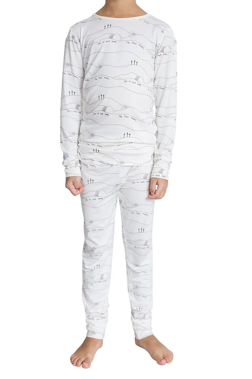 Early Sunday Morning Pj Long Sleeve Set Bamboo