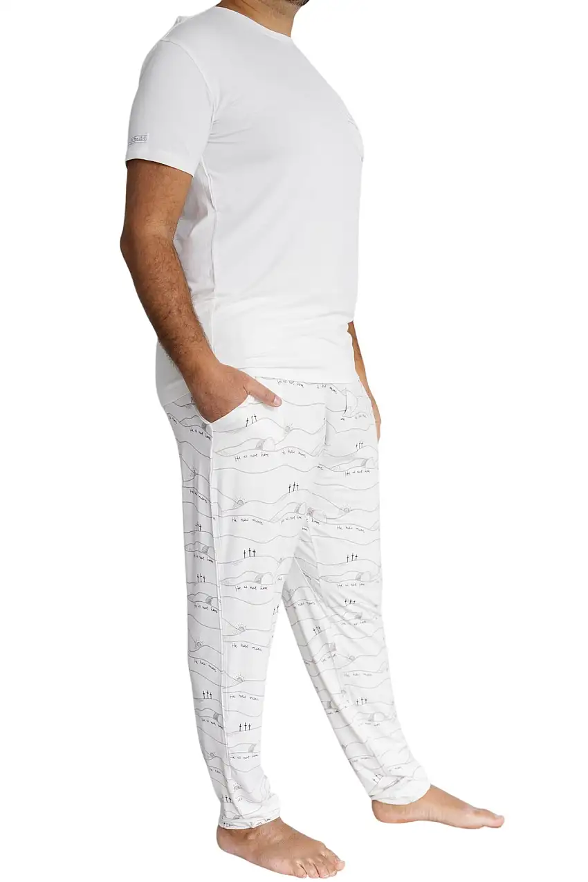 Early Sunday Morning Men's Pj Set Bamboo