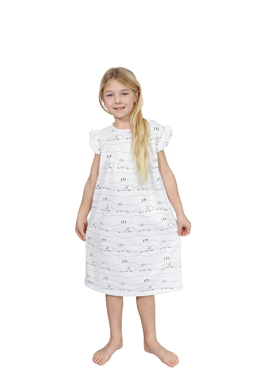 Early Sunday Morning Pj Girls Nightgown Polyester