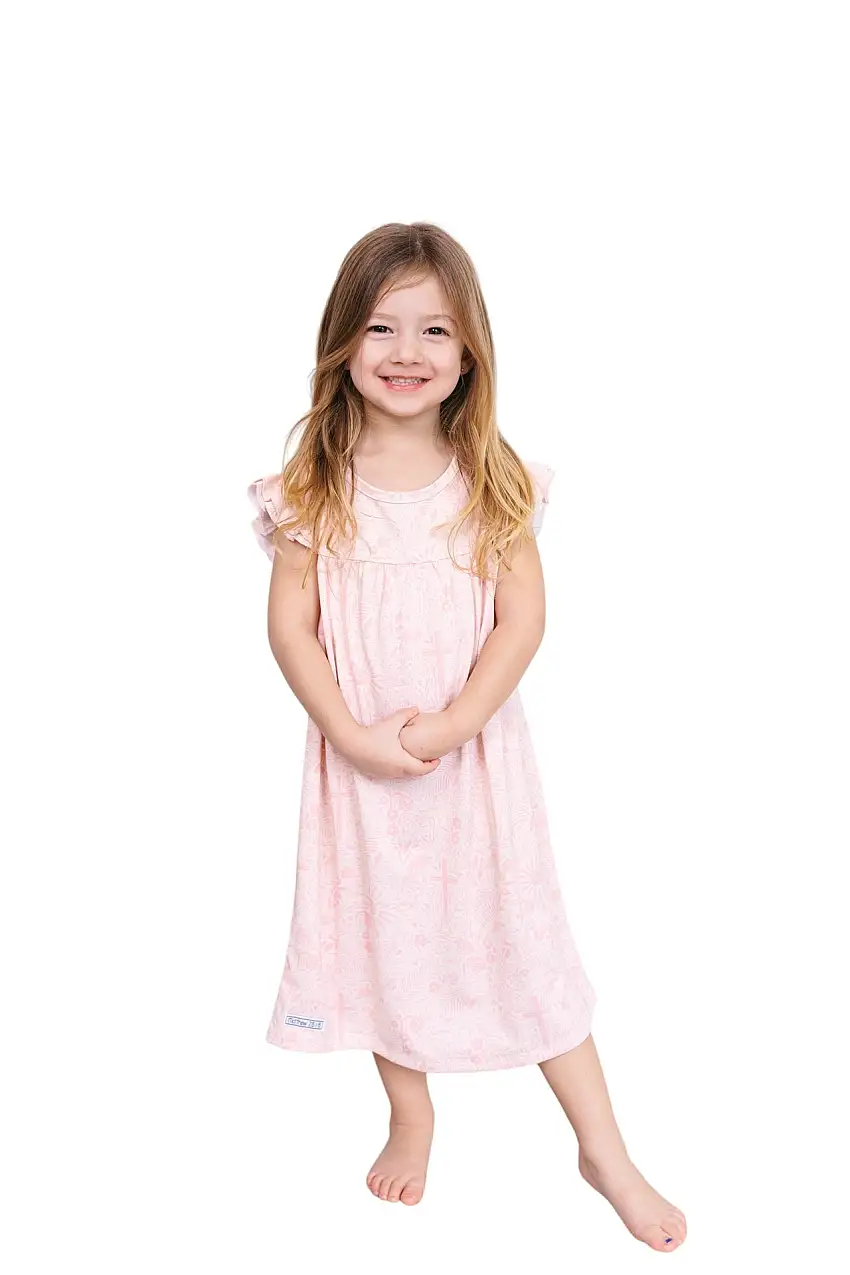 Salvation Garden Pink Pj Nightgown Polyester