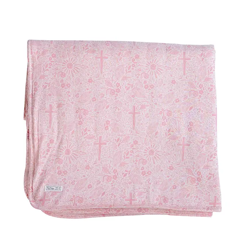 Salvation Garden Pink Blanket Bamboo