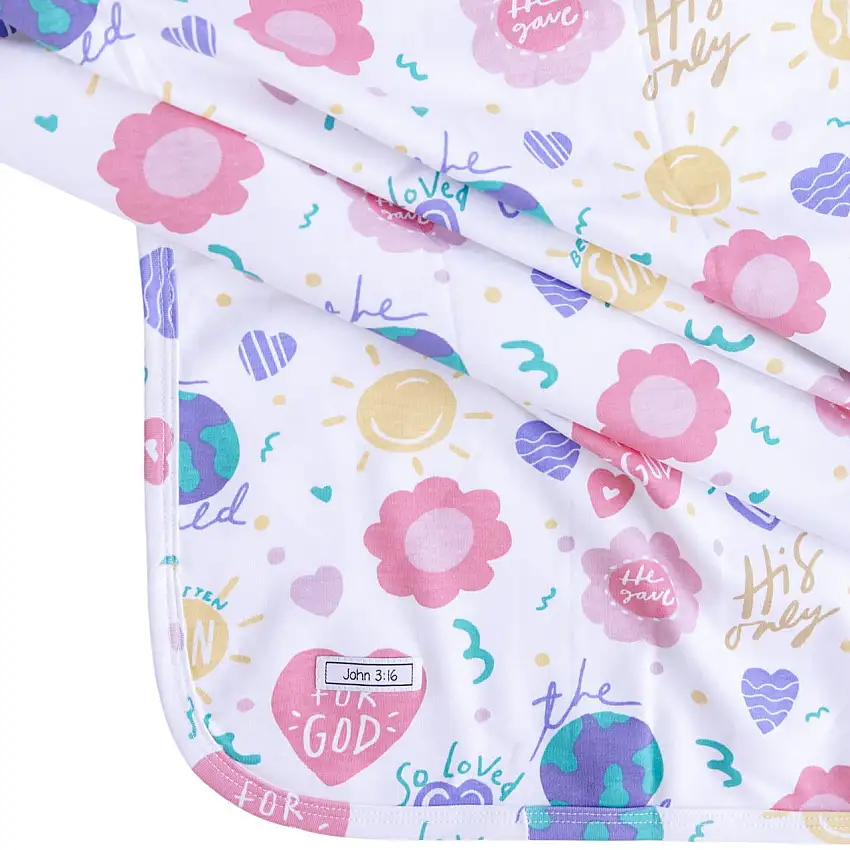 For God So Loved The World Swaddle Cotton