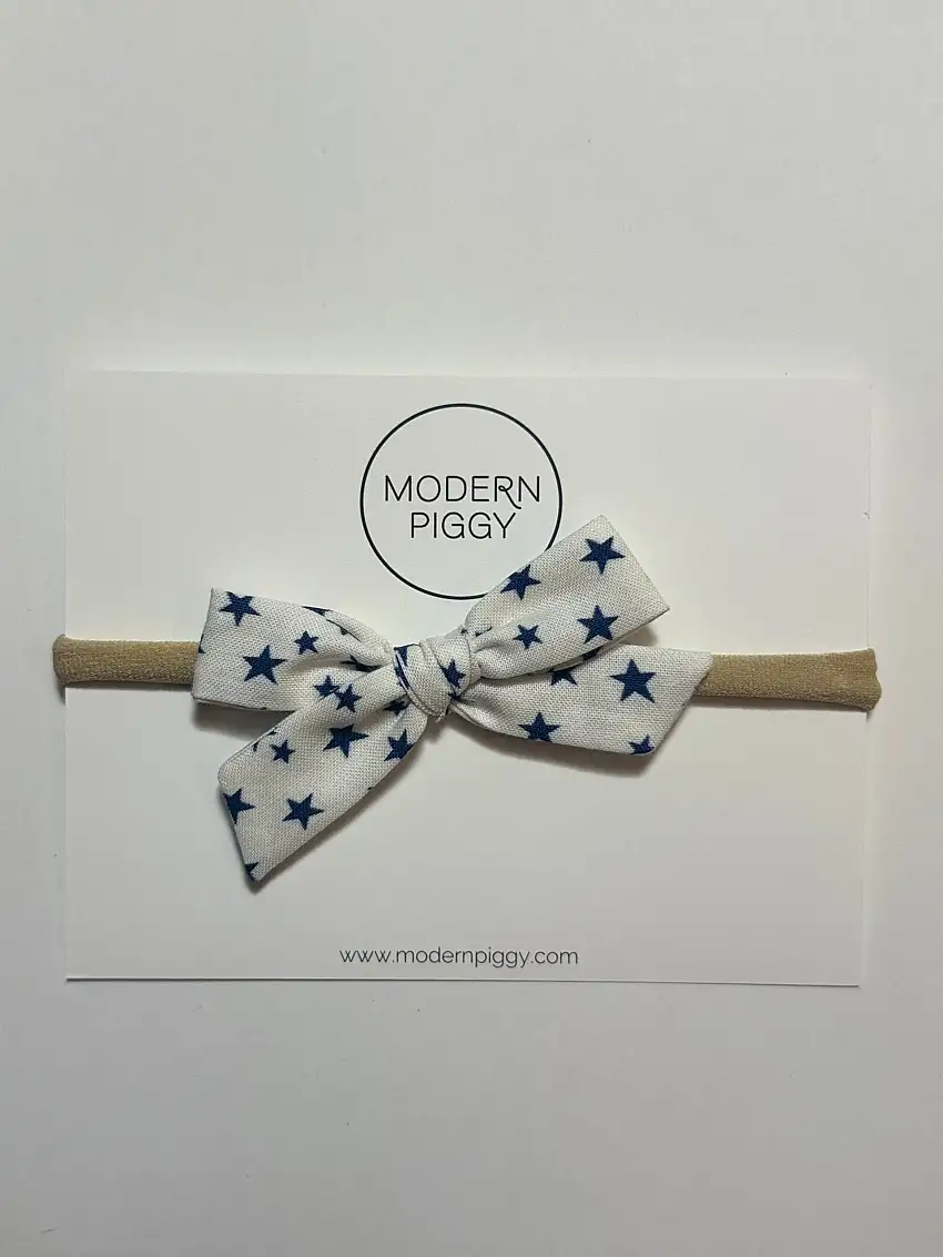 All American | Pigtail Set - Hand-tied Bow