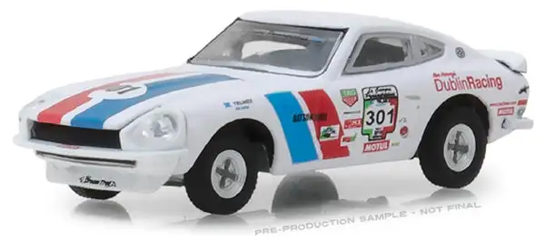 Greenlight 47010-B 1/64 Scale 1970 Datsun 240Z - #301 La Carrera Panamericana