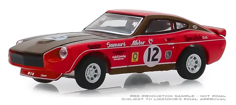 Greenlight 47040-C 1/64 Scale 1972 Datsun 240Z - #12 Super Samuri Big