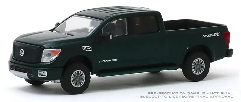 Greenlight 47060-D 1/64 Scale 2019 Nissan Titan XD Pro-4X Pickup