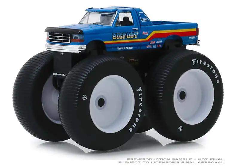 Greenlight 49050-F 1/64 Scale Bigfoot #7 - 1996 Ford F-250 Monster Truck