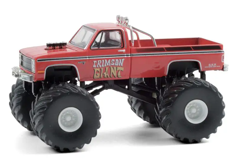 Greenlight 49080-F 1/64 Scale Crimson Giant - 1987 Chevrolet Silverado Monster Truck