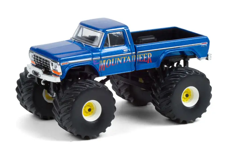 Greenlight 49090-E 1/64 Scale West Virginia Mountaineer - 1979 Ford F-250 Monster