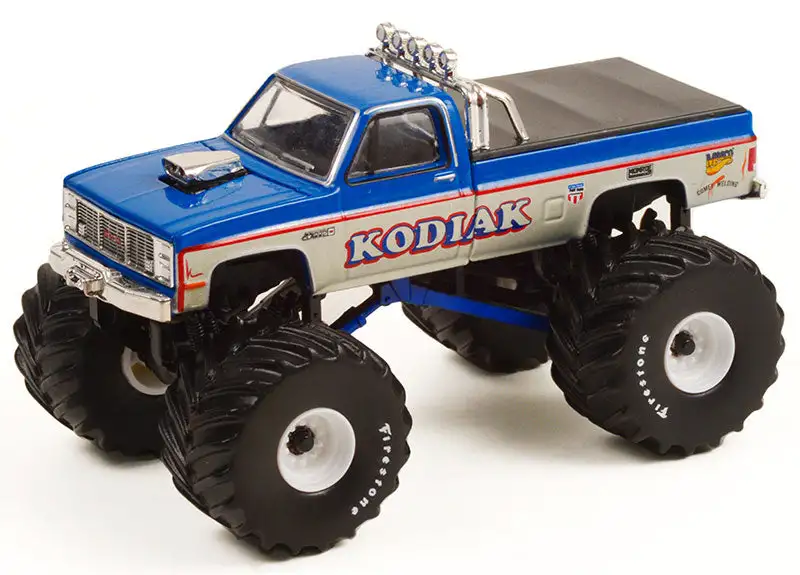 Greenlight 49100-E 1/64 Scale Kodiak - 1987 GMC Sierra Classic Monster Truck