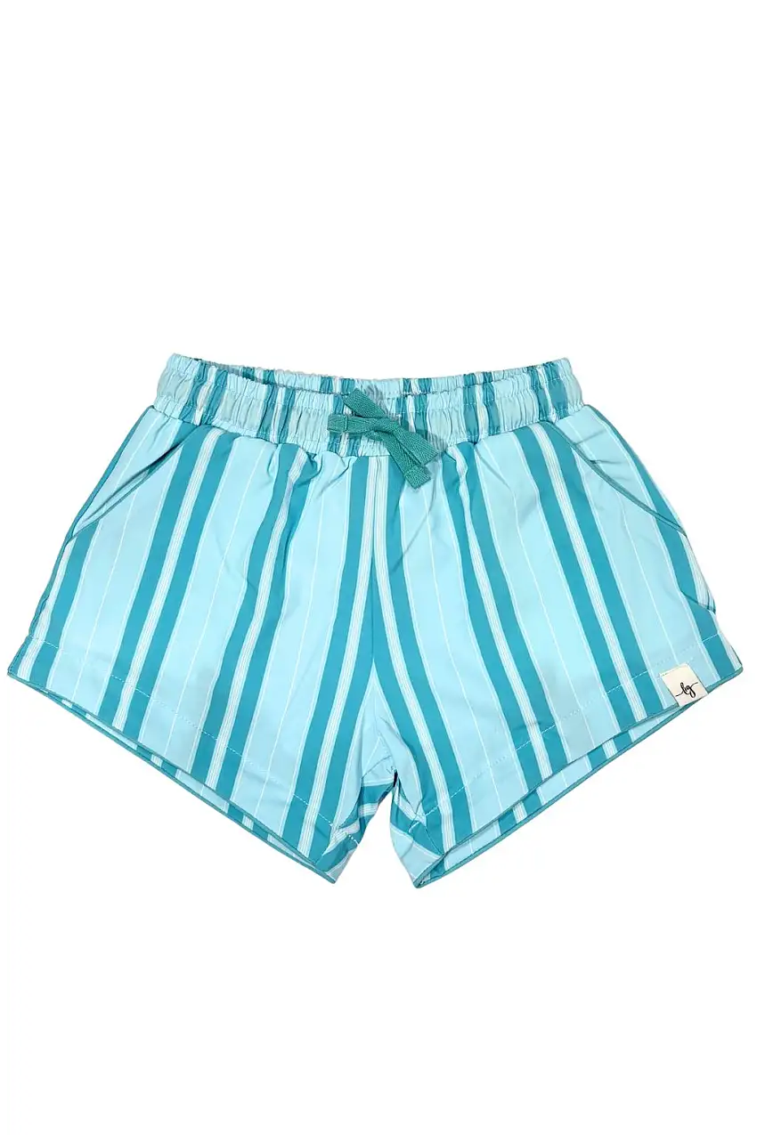 Candyland Stripe Swim Shorts