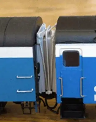 American Limited Models 9326 HO Scale Operating Diaphragm 6-Pack -- For Rapido Super Continental Car (gray)