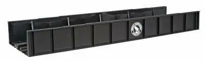 Atlas Model Railroad 70000001 HO Scale Decorate Plate Girder Bridge w/Code 100 Track -- Great Northern (black, white)