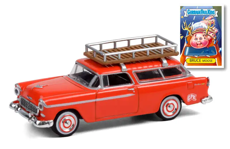 Greenlight 54050-A 1/64 Scale Bruce Moose - 1955 Chevrolet Nomad Garbage Pail