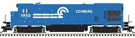Atlas 10003640 HO Scale GE B23-7 Phase 1 Low Nose - LokSound and DCC - Master Gold -- Conrail 1910 (blue, white)