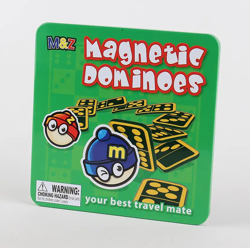 Daron Travel Games MZ660108 Dominoes Magnetic Travel Game