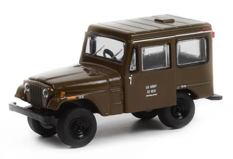 Greenlight 61010-C 1/64 Scale 1970 Jeep DJ-5 - U.S. Army Battalion 64
