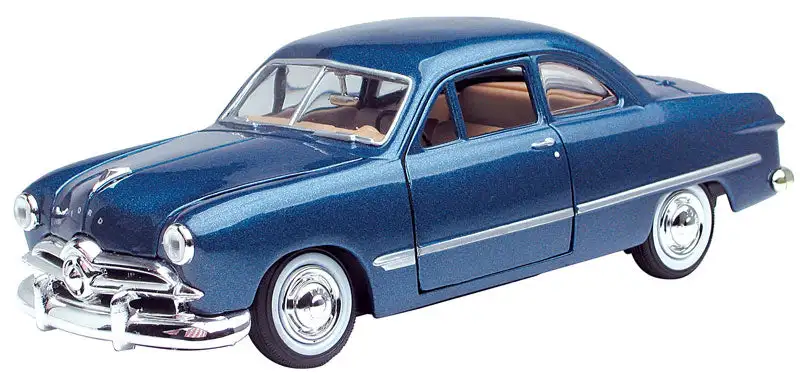 Motormax 73213AC-BL 1/24 Scale 1949 Ford Coupe