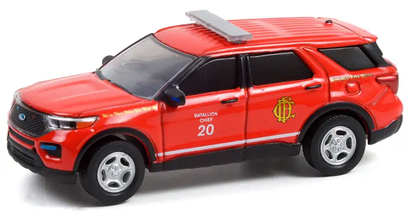 Greenlight 67010-F 1/64 Scale Chicago Illinois Fire Department Battalion Chief
