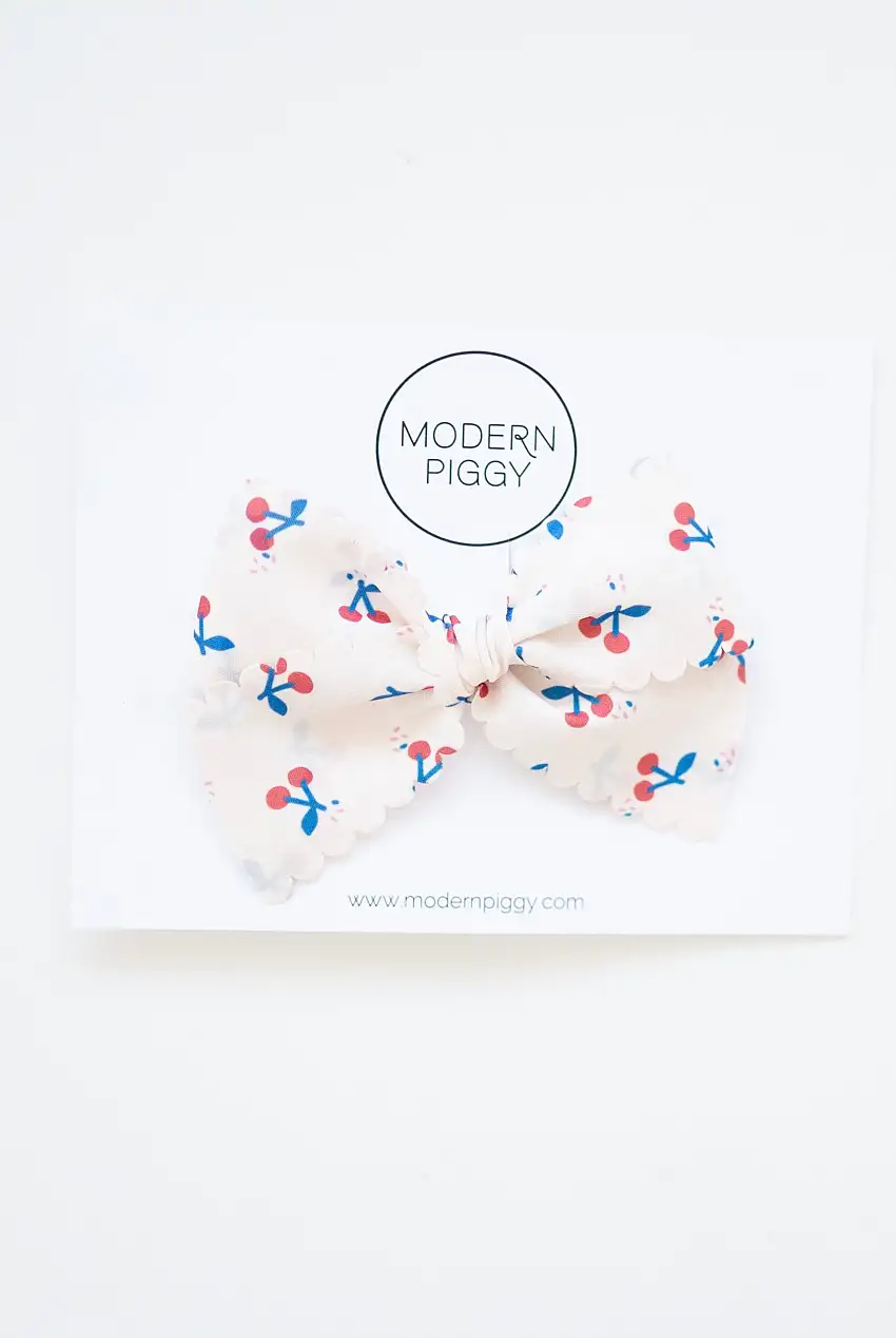 Cherry Jubilee | Ribbon Bow