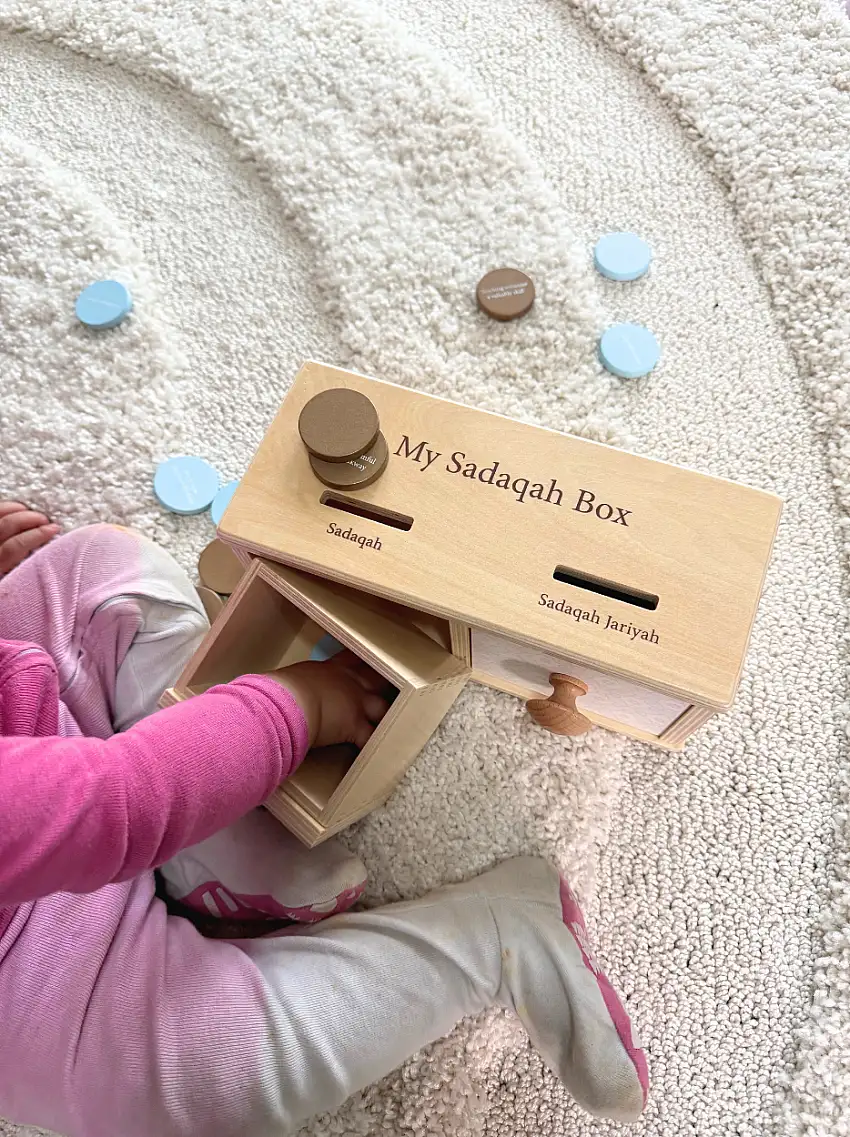 Sadaqah Coin Box (montessori)
