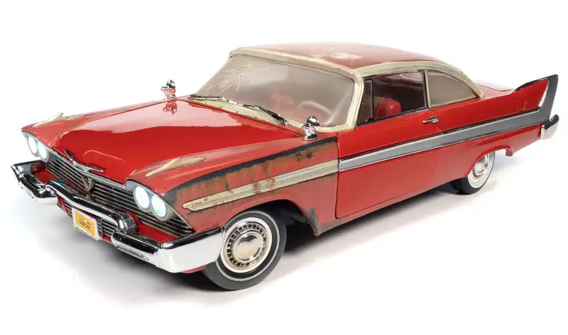 Auto World AWSS130 1/18 Scale Christine - 1958 Plymouth Fury