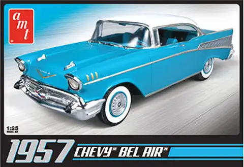 AMT 638 1/25 1957 Chevrolet Bel Air Model Car Kit