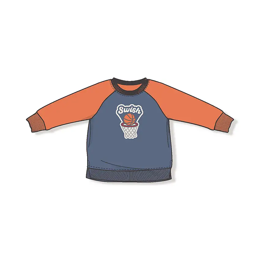 Basketbal Raglan Sweatshirt