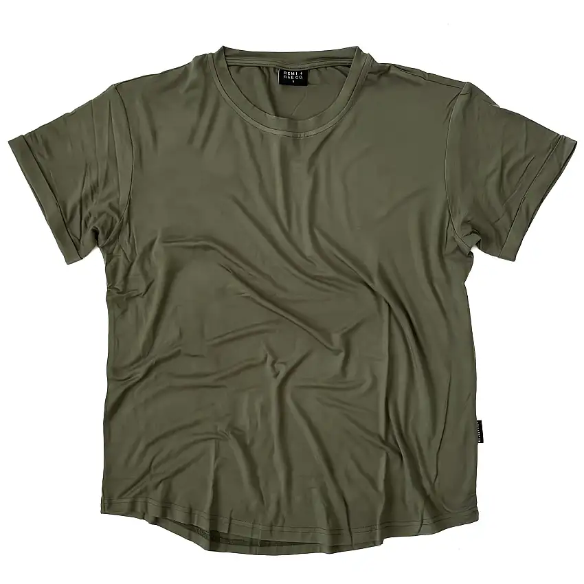 Adult - Bamboo Basic Tee - Pine