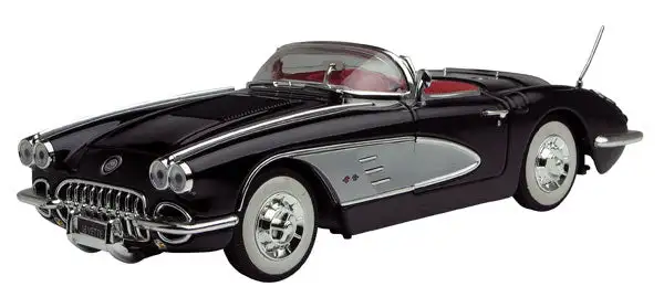 Motormax 73109AC-BK 1/18 Scale 1958 Chevrolet Corvette