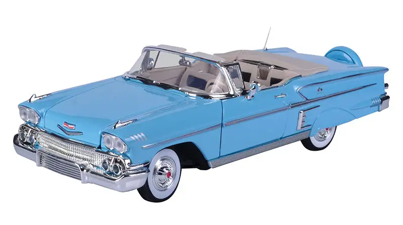 Motormax 73112TC-LTBL 1/18 Scale 1958 Chevrolet Impala Convertible