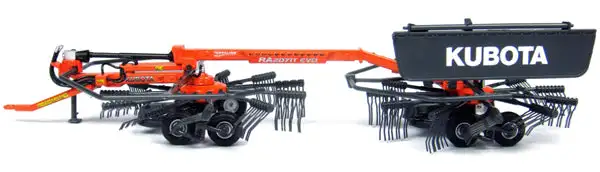 Kubota 77700-05697 1/24 Scale Kubota RA2071S Twin Rotary Rake