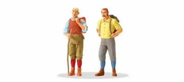 Preiser 44903 G Scale Pedestrians 1/22.5 Scale -- Wanderers Standing