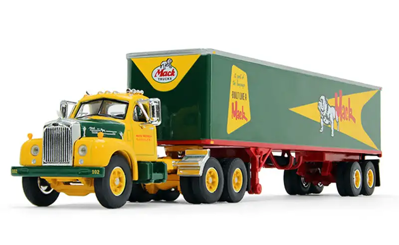 First Gear 60-0444 1/64 Scale Mack Trucks Inc. - Mack B-61 Day Cab