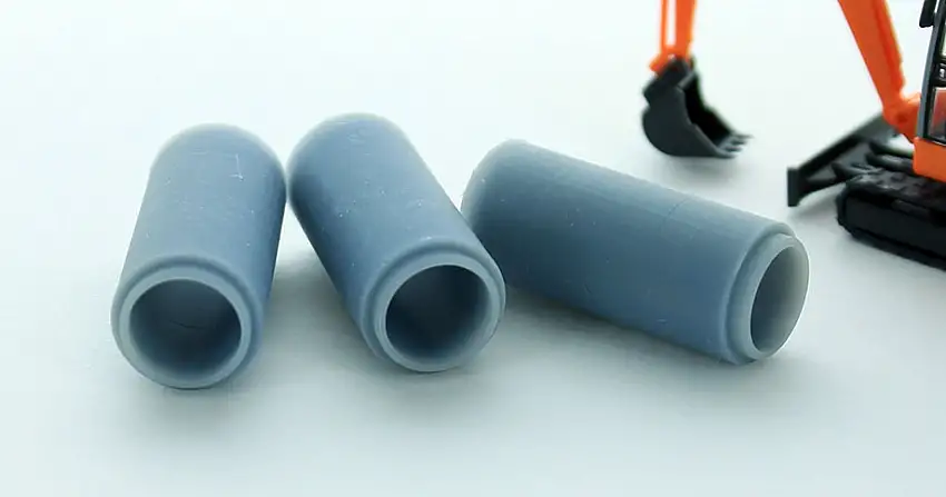 3D To Scale 87-125-GY 1/87 – 36in Culvert 3pk Gray Utility Prop