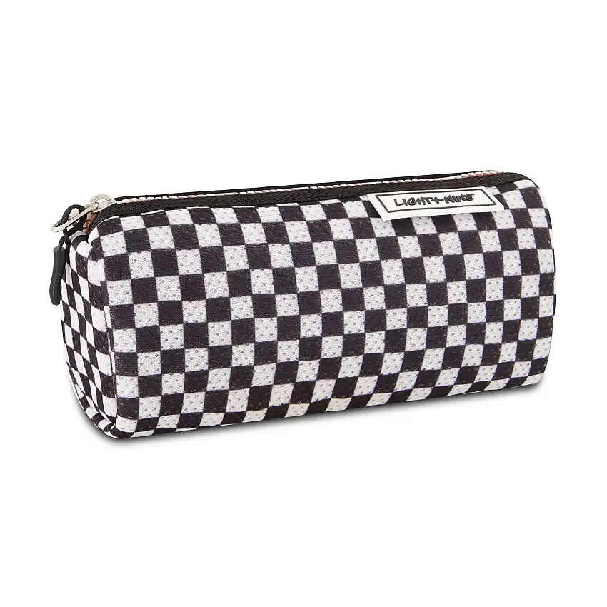 Pencil Pouch Checkered Black