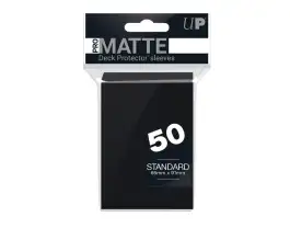 UPI82728 Ultra Pro Pro-Matte Deck Protectors Pack: Black 50ct